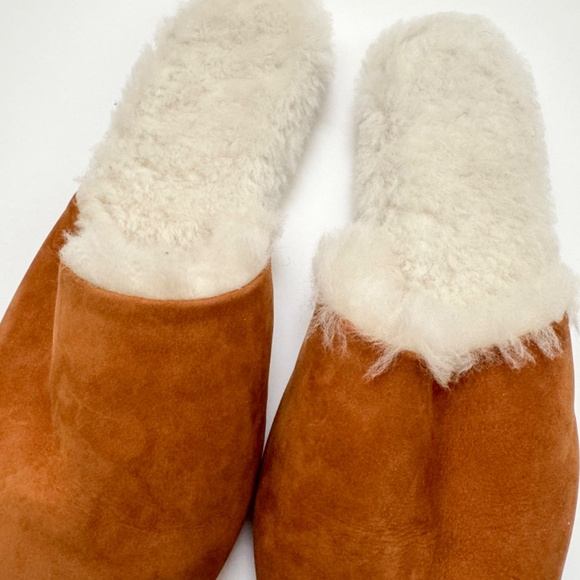 Jenni Kayne Shearling-Lined Mule in Walnut size 37 - Picture 4 of 6